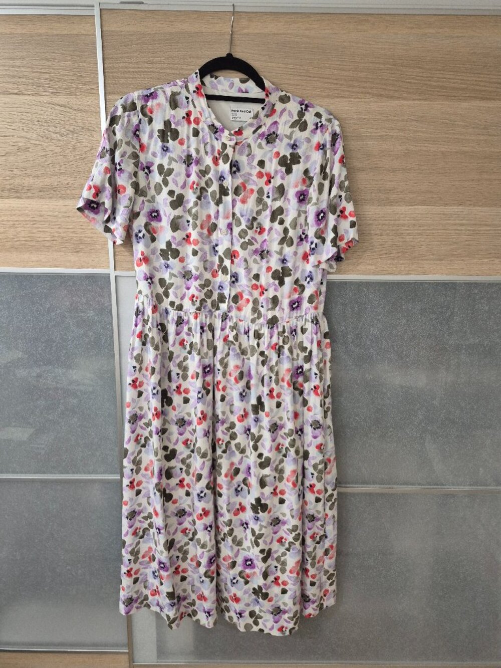 Frank and Oak floral midi dress